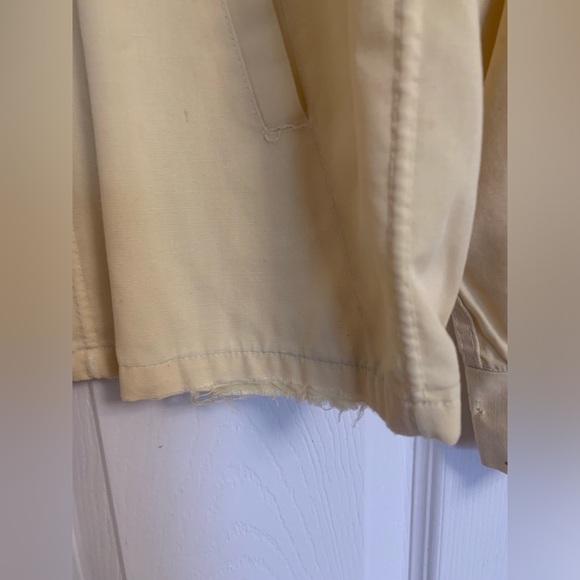 Men’s Vintage Fawn Sportswear Windbreaker style jacket, cream, 40 - Picture 5 of 7